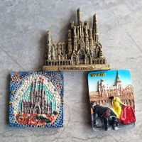 3D Resin Magnets Country Decor Basilica i Temple Expiatori de la Sagrada Familia Barcelona Spain Tourism Fridge Magnet Souvenir