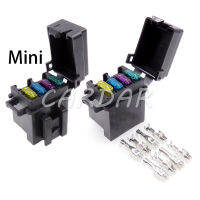 1 ชุด 4 Way BX2047C-1 BX2047C-2 Micro In-line InLine ฟิวส์ไม่มีฟิวส์ Mini Blade ประเภทผู้ถือฟิวส์-bcco889