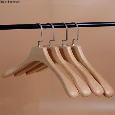 5 pcs Chinese Solid Wood Hangers Home Skirt Dress Clothing Storage Holder Wooden Drying Rack Garment Display Hanger Organizer