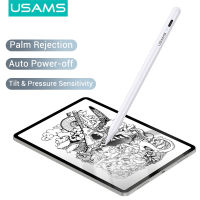 USAMS New iPad Pencil Stylus Pen With Palm Rejection Active Touch Screen Capacitive stylus pen Tilt-sensitive  For IOS 12.2 iPad 2018/2019/2020 iPad mini/ iPad Air/iPad Pro 11 /12.9