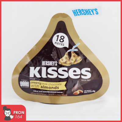 Hersheys Kisses** Chocolate ช็อกโกแลตนมสอดไส้อัลมอนด์**82 กรัม**