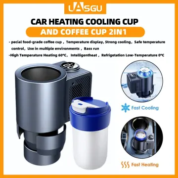 Heated Travel Mug, Heated Coffee Mug Warmer Electric Car Cup, 12V Car Heated  Mug Vehicle Heating Cup Heated Travel Mug With Lid Car Heating Cup, For Heating  Coffee For Heating 