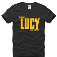 เสื้อยืดคอกลม แขนสั้น ผ้าฝ้าย พิมพ์ลายภาพยนตร์ How Will LUCY Take Control แฟชั่นฤดูร้อน สําหรับผู้ชาย L22A