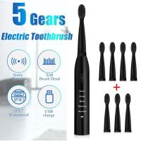 ♂ Powerful Electric Toothbrush Rechargeable 41000time/min Ultrasonic Washable Electronic Whitening Waterproof Teeth Brush