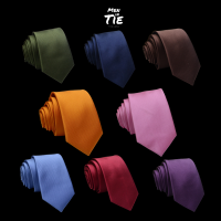 Men in Tie เนคไทแบบผูกเองขนาด 8cm รุ่น Plain Collection