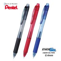 Pentel ปากกาหมึกเจล เพนเทล  Energel X BLN104 0.4mm - หมึกสีดำ, แดง, น้ำเงิน