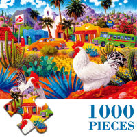 MaxRenard Jigsaw Puzzles 1000 Pieces 68*49cm Paper Assembling Animals Fowl Painting Puzzles for s Games Christmas Gifts