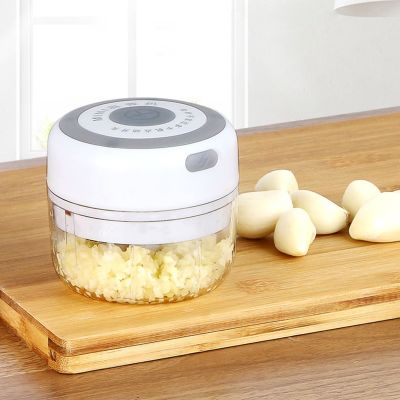 【CW】 Electric Garlic Masher Meat Grinder Food Vegetable Crusher Rechargeable Processor