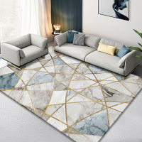 Nordic Marble Geometry Cars for Living Room Bedroom Rug Non-slip coffee tables floor mats room decorarion Bedroom car