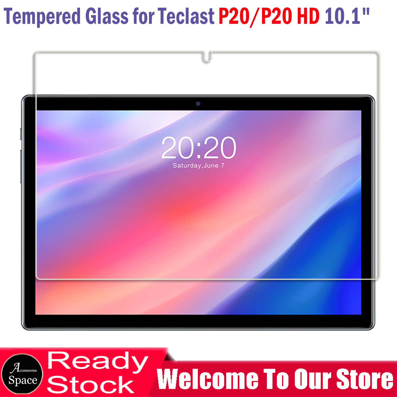 9H Tempered Glass Protector Guard Film For 10.1" Teclast P10 Octa Core Tablet 