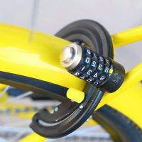 ต้นฉบับ 2023 Japan Bicycle Locks Bicycle Road Bike Black Combination Lock Keyless Anti-theft Steel Pipe Lock Crab Claw Horseshoe Lock Bicycle Riding Accessories