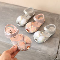 2022 Summer Style Baby Girl Sandals 0-2 Years Old Toddler Girl Shoes Pink White Color Infant Bebe Princess Flats Shoes