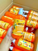 SL Vit C บอดี้เซรั่มวิตามินซีทาผิวกายเข้มข้น ขนาด500ml.(1ขวด)