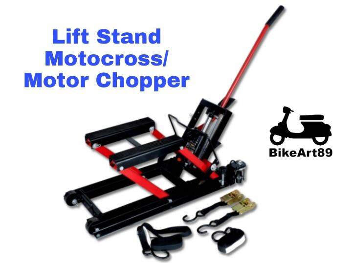 Paddock Stand Motor Chopper Lift Jack Motocross Heavy Duty Harley Davidson Sport Street