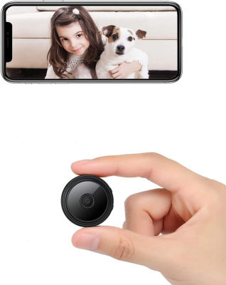 Zeson Mini Spy Camera Hidden Camera Video,Wireless WiFi Camera, Night Vision Motion Detection, 1080P Home Security Camera Nanny Cam Pet Camera Baby Camera Blackcx