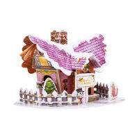 3D Jigsaw Christmas Hut Kids Gift 2022