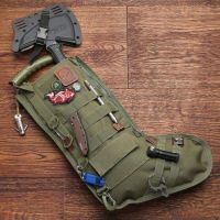 Tactical Christmas Gift Socks Outdoor Sports Pendant Military Fan Bag Accessories Storage Bag Military Style Christmas Stocking Socks Tights