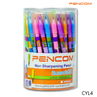 ดินสอต่อไส้ ด้ามยาว Pencom CYL4 (1 กระบอก/ 72 ด้าม) จำนวน 1 กระบอก