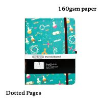 【living stationery】 เคมี DoodleDottedB6 160gsm หนา PaperPlanner ไดอารี่ BackHard ปกโน๊ตบุ๊ค