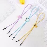 Cartoon Elastic Nylon Neck Strap Child Eyewear Cord Kids Glasses Chain Glasses Band Strap Eyeglass Holder Eyewear case