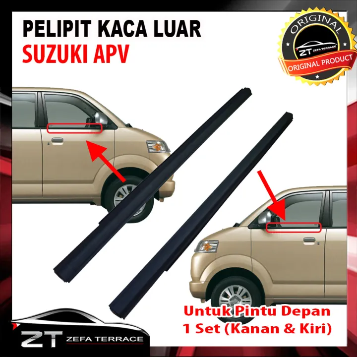 Karet Pelipit Kaca Luar Pintu Depan Suzuki Apv Set Weather Strip Pelipit Lis Kaca Apv Pintu