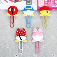 Cartoon Disney Cute Ass Mickey Minnie Mouse Donald Daisy Duck Style Clip Bookmark High Quality Metal Students Bookmark