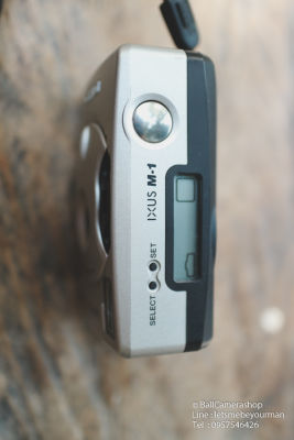 ขายกล้องฟิล์ม Compact Canon IXUS M-1 มาพร้อมเลนส์ FIX 23mm Serial 5319927
