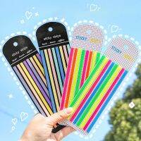 160Pcs Per Pack Memo Colorful Thin long strip index fluorescent macaron translucent Adhesive