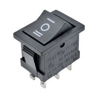 10ชิ้น6Pin DPDT ON-OFF-ON 3ตำแหน่ง S Nap เรือโยกสวิทช์6A Ac/ 250โวลต์10A/125โวลต์