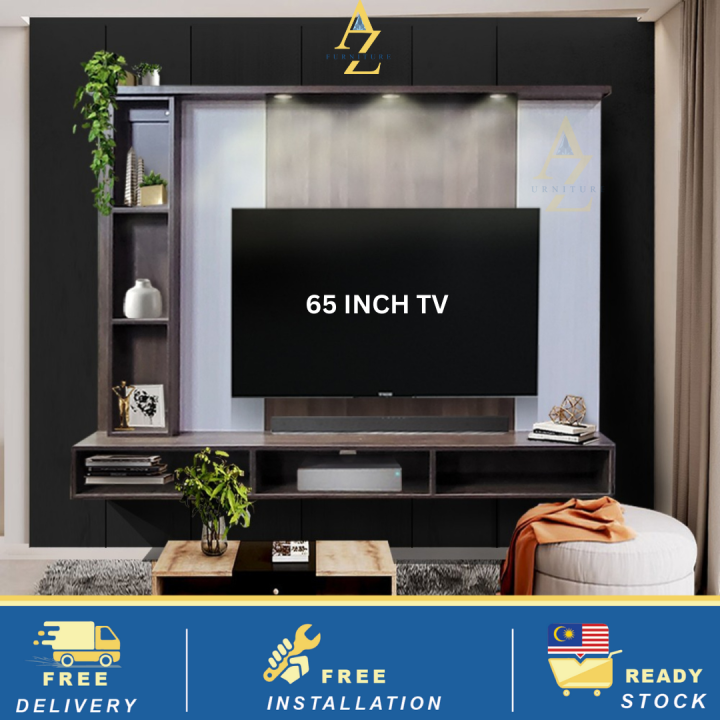 (New Arrival) AZ Sergio 6ft TV Hanging Almari TV Dinding Wall Mounted TV