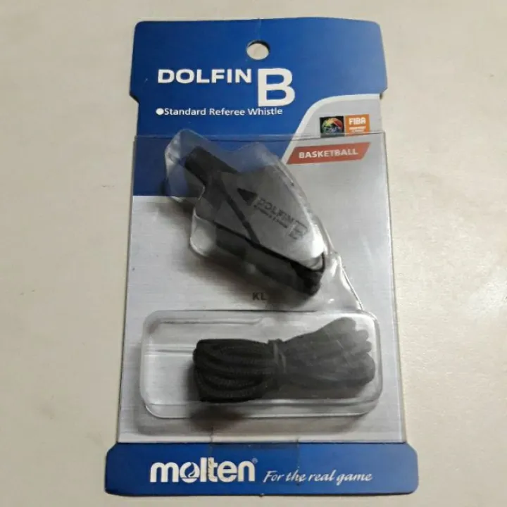 Molten Dolfin B Whistle Black & Gray Authentic Color | Standard ...