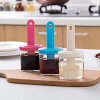 【คุณภาพสูง】EPOCH Portable Oil Bottle Brush Steak Cooking Tool Basting Brushes Heat Resistant Barbecue Kitchen Accessories Multipurpose Baking BBQ Brush/Multicolor