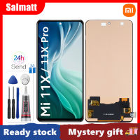 Salmatt LCD TFT ทดสอบ100% สำหรับ11i Xiaomi Mi /Mi 11X Pro/mi 11X Pro ชิ้นส่วนจอสัมผัสแอลซีดีของเครื่องแปลงดิจิทัล M2011K2G M2011K2C สำหรับ Xiaomi Mi 11X Pro