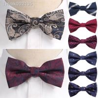 ☫ Men Bowtie Jacquard High Quality Classic Tie Accessories Bowknot Necktie Handmade Butterfly Cravat Wedding Business Neckwear