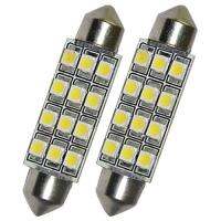 2pcs Car Dome 12 3528 SMD LED Bulb Light Interior Festoon Lamp 40mm White Great Interior Accessories Ornaments