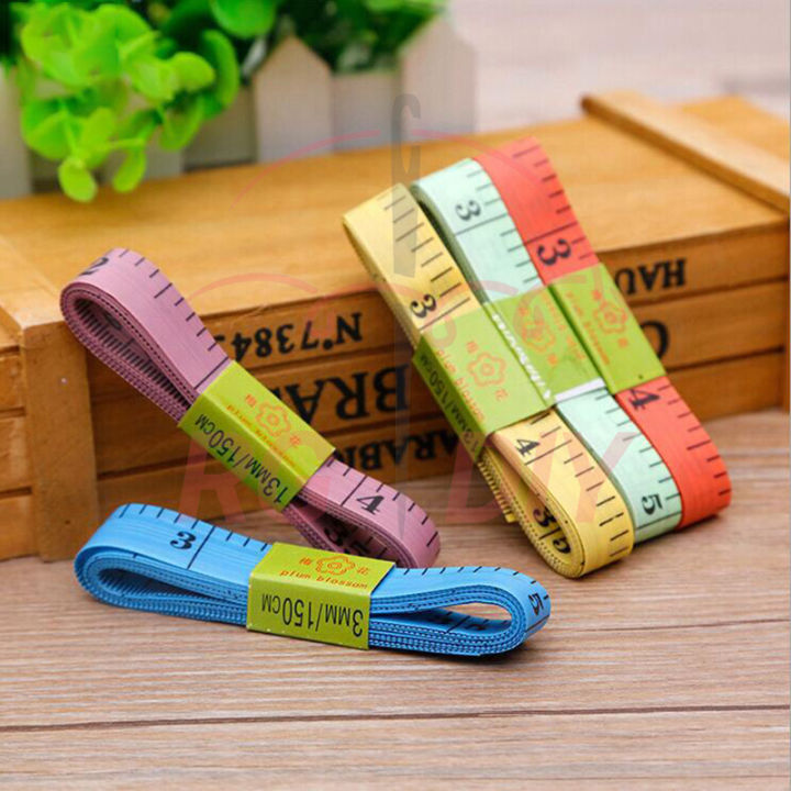 3 x Body Measuring Ruler Sewing Cloth Tailor Tape Measure Soft Flat 60 150cm