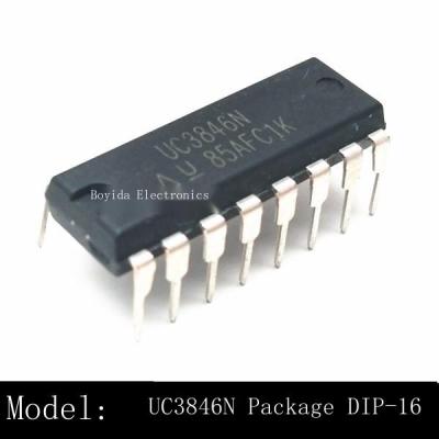 10Pcs ใหม่นำเข้า UC3846N DIP-16 In-Line Regulator DC Switching Controller UC3846