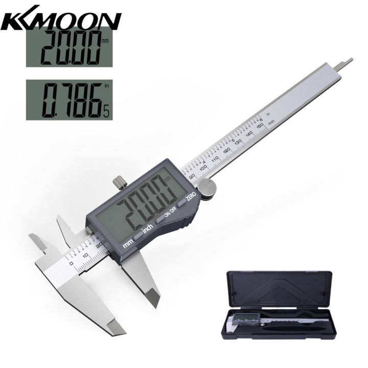 kkmoon-220-150-160-150สเตนเลสสตีลเครื่องวัดขนาดอิเล็กทรอนิกส์