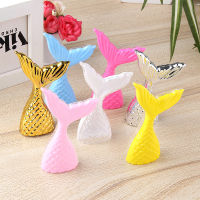 11pcs Mermaid Tail Shaped Candy Chocolate Treat Box Kids Mermaid Birthday Party Decorations Gift Boxes Candy Bags