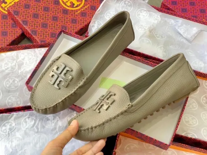 Authentic] Tory Burch Leather Flat ballet shoes | Lazada PH
