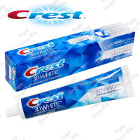 ยาสีฟันฟันขาวรุ่นท้อป ? Crest 3D White Advanced Whitening Toothpaste?แพ็คเกจใหม่ไซส์ใหญ่ 147 กรัม พร้อมส่ง? ยาสีฟันเพื่อฟันขาวอย่างปลอดภัย