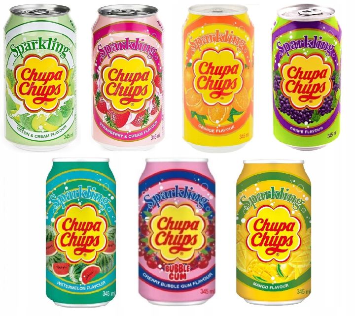 CHUPA CHUPS SPARKLING SODA (ASSORTED FLAVORS AVAILABLE - 1 CAN PER ...