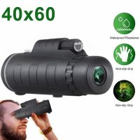 ZZOOI 40X60 HD Rofessional Monocular Telescope Zoom Telescope Handy Optics Scope For Bird Watching Hunting Outdoor Camping Equipment