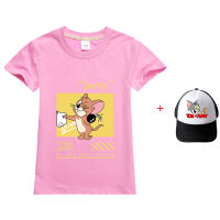 Tom Jerry แขนสั้น Lesure BaBy Lesure Kid S 100% Cotton Tops Summer Tshirt With Light Boys Girls