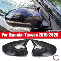 ฝาครอบด้านข้างสำหรับ Hyundai Tucson 2015-2020 2016 2017 2018 2019กระจกมองหลังรถยนต์วัวฮอร์นสติกเกอร์ Lis Pigura หมวกอุปกรณ์เสริม