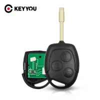 Keyyou ที่ห้อยกุญแจรีโมท3ปุ่ม433Mhz สำหรับ Ford/mondeo/fiest/focuse/ka Transit