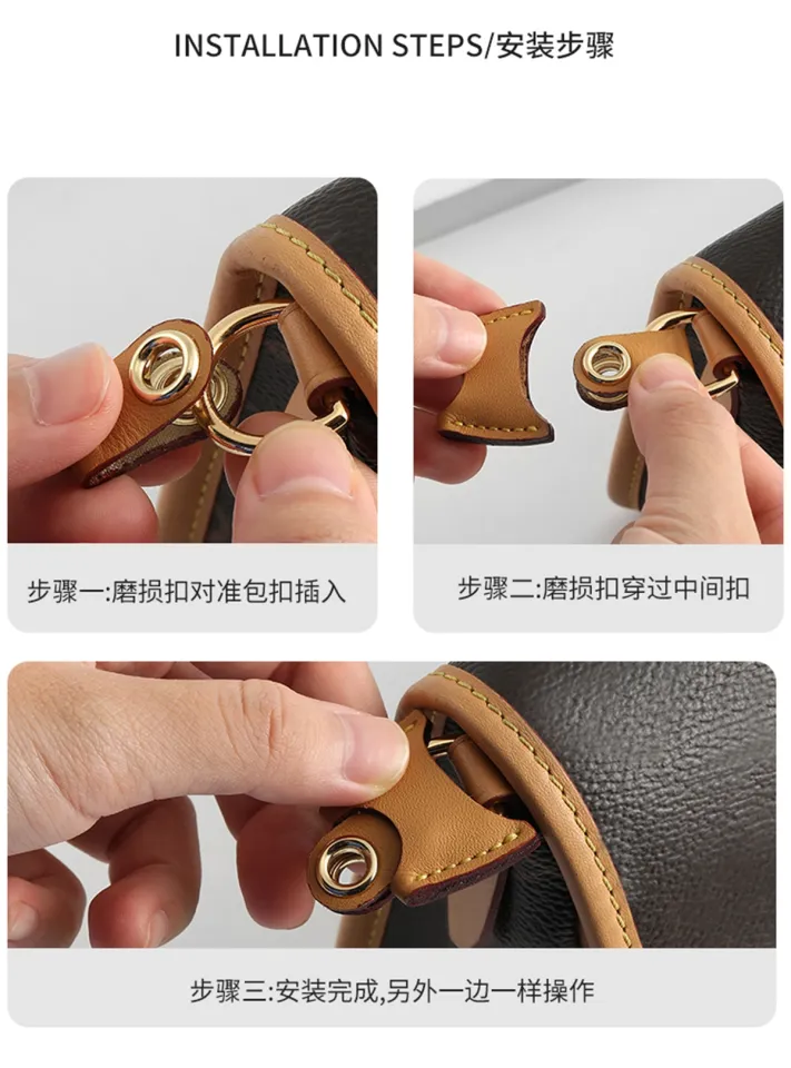 suitable for LV Diane French stick bag anti-wear buckle bag hardware  protection ring transformation accessories Messenger shoulder strap bag  belt single buy