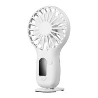 Desktop Fans Display Screen Mini Handheld Fan USB Charging Rechargeable Portable Office Outdoor Travel