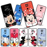 Mickey Minnie Stitch Phone Case for Redmi Note 11T 9 9S 8T 10S 7 10 Lite 11 Pro 11S 8 Note10 4G Cover Black Soft Bag Capa