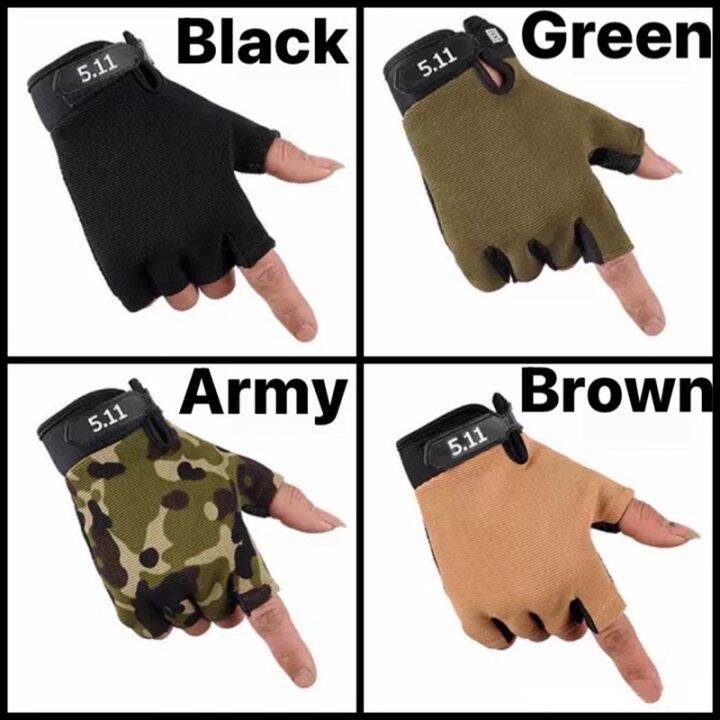 *STOCK CLEARANCE* 1 Pair 511 Gloves Outdoor Glove Rider Half Finger